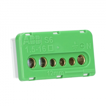 ABB klemmenblok PE 3x6mm²+3x16mm² (41Z62)