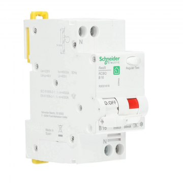 Schneider Electric aardlekautomaat 1-polig+nul 16A B-kar 30mA (R9D01616)