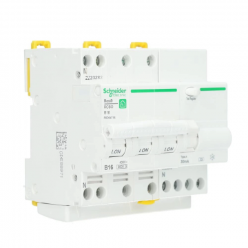 Schneider Electric aardlekautomaat 3-polig+nul 16A B-kar 30mA (R9D54716)