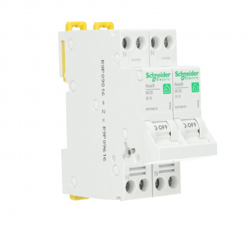 Schneider Electric fornuisgroep 2-polig+2 nul 16A B-kar (R9P09816)