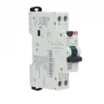 ABB aardlekautomaat 1-polig+nul 16A C-kar 30mA (DSN201E C16 A30)