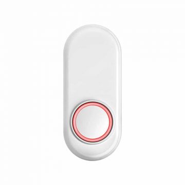 KLIKAANKLIKUIT draadloze drukknop voor deurbellen - ACDB-8000A wit (70272)