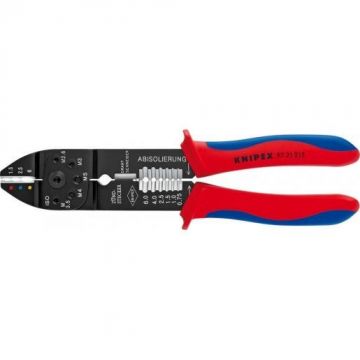 KNIPEX krimptang voor kabelschoenen en verbinders 0,5-6mm2 (9721215)