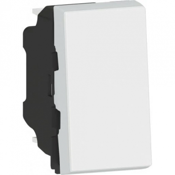Legrand Mosaic easyledwipschakelaar wissel 10A 250V 1 module met steekklemmen - wit (077001L)