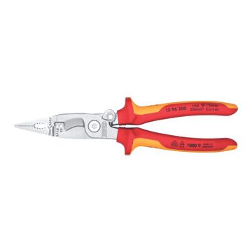 KNIPEX multifunctionele 6 in 1 combinatietang elektro 200mm met vergrendelingshendel (1396200)