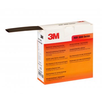 3M™ krimpkous op rol 9/3mm - zwart 7 meter (90RZWA)