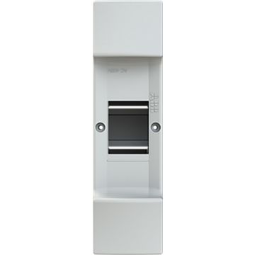 ABB lege kast voor wandopbouw zonder deur incl. aardklem steektechniek 4-modules Mistral41W (41P04X10N)