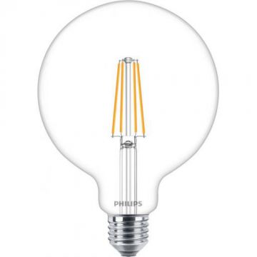 PHILIPS E27 ledlamp globe dimbaar warmwit 2700K 5.9W vervangt 60W (8719514347984)