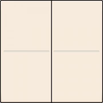 Niko afwerking voor draadloze dimschakelaar kinetic (zowel EnOcean/Bluetooth/KNX) - Original Cream (100-00060)