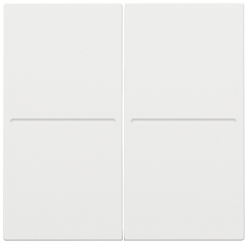 Niko afwerking voor draadloze dimschakelaar kinetic (zowel EnOcean/Bluetooth/KNX) - Pure Steel White (154-00060)