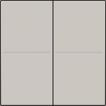 Niko afwerking voor draadloze dimschakelaar kinetic (zowel EnOcean/Bluetooth/KNX) - Original Light Grey (102-00060)
