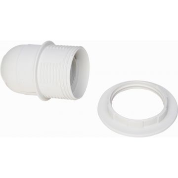 Kopp lamphouder E27 met ring wit (212401008)