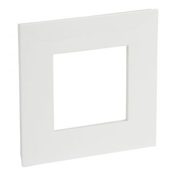 Legrand afdekraam 1-voudig 83x83mm - Valena Next wit glans (741101)