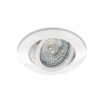 NORTON inbouwspot kantelbaar buitenmaat/zaagmaat 82/68mm - HLK-A wit (17021)