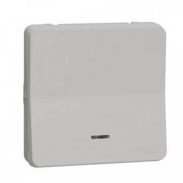 Schneider Electric wisselschakelaar LED controlelamp IP55 - Mureva Styl wit (MUR39024)