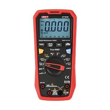 UNI-T multimeter autoranging en temperatuur TRMS AC/DC tot 1000V/20A (UT161D)