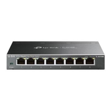 TP-LINK managed netwerk switch 8-poorts 1000 Mbps (TL-SG108E)