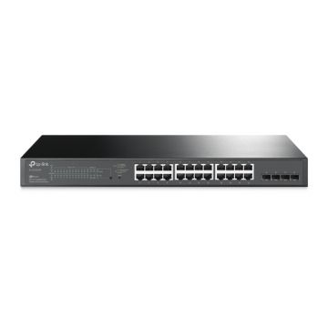 TP-LINK JETstream netwerk switch 28-poorts met 24-poorts PoE+ (TL-SG2428P)