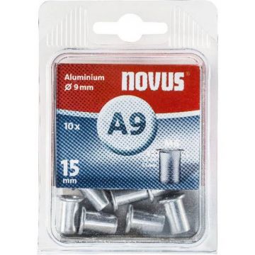 Novus blindklinkmoer M6 X 15mm, Alu SB, 10 st. (045-0043)