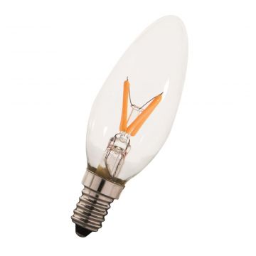 Bailey LED lamp filament helder kaars E14 3W 200lm warm wit 2200K dimbaar (80100036364)