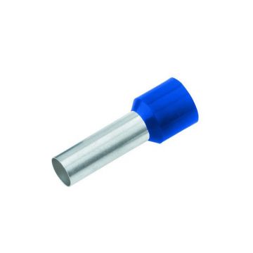 Cimco adereindhuls geïsoleerd 2,5mm2 hulslengte 2mm blauw - per 100 stuks (182340)