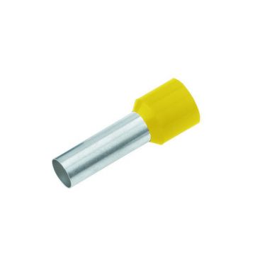 Cimco adereindhuls geïsoleerd 6mm2 hulslengte 12mm geel - per 100 stuks (182350)