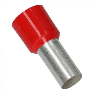 Cimco adereindhuls geïsoleerd 35mm2 hulslengte25mm rood - per 50 stuks (182368)