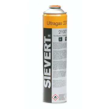 Sievert gaspatroon ultragas EU (7/16") 2100 graden - 380ml (220583)