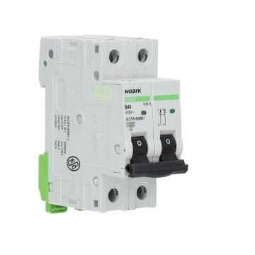 Noark installatieautomaat 2-polig 40A B-kar 10kA (Ex9BH 2P B40)