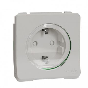 Schneider Electric inzetstuk voor opbouw stopcontact IP55 - Mureva Styl  wit (MUR39134)