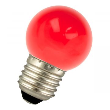 Bailey LED kogel E27 rood 1W 7lm IP44 per 25 stuks (80100028232)