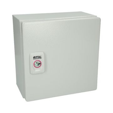 Rittal KX E-box plaatstaal met deur en montageplaat 200x200x120 mm (1549000)