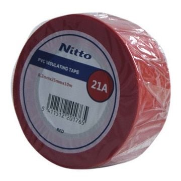 Nitto Nitto isolatietape 19mm x 20 meter rood per 10 rollen (CT090205)