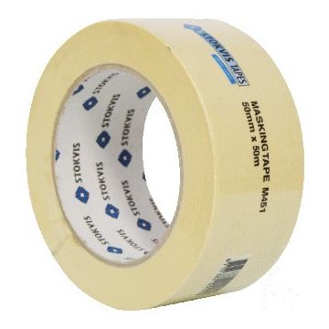 Stokvis masking tape 50mm x 50 meter beige (CT200601)