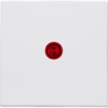 Kopp bedieningswip met rode lens voor controleschakelaar - HK07 mat wit (490043006)