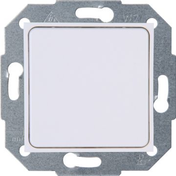 Kopp blindplaat compleet met draagraam - HK07 mat wit (333632004)