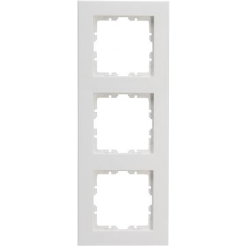 Kopp afdekraam 3-voudig - HK07 Pure mat wit (407032002)