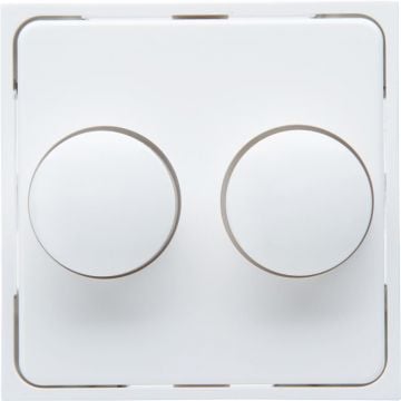 Kopp centraalplaat voor druk/draai duo-dimmer - HK07 mat wit (492832004)