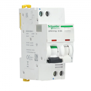 Schneider Electric aardlekautomaat 1-polig+nul 20A B-kar 300mA (A9D69620)
