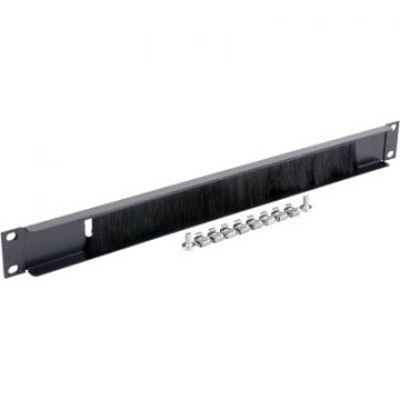 19 inch kabelinvoer paneel met borstel - 1U (DS-BCM)