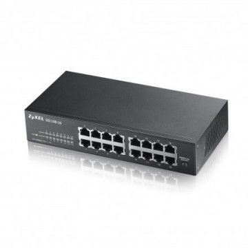 Zyxel unmanaged netwerk switch 16-poorts 10-1000 Mbps (VA-GS-1100-16)