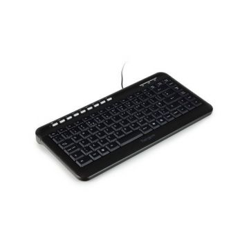 Targus Mini toetsenbord USB, USA/Nordic-layout voor 19 inch kasten - zwart (TB-602)