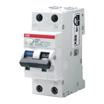 ABB aardlekautomaat 1-polig+nul 32A B-kar 30mA (DS201 B32 A30)