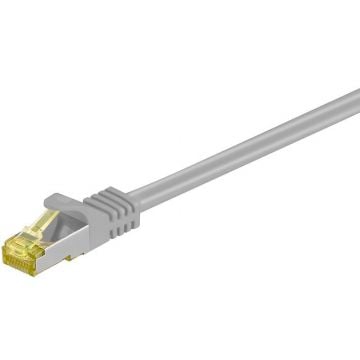 Cat7 S/FTP netwerkkabel patchkabel 0.25 meter - grijs (DC-71-002)