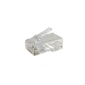 RJ45 connector CAT6a unshielded - alleen voor stugge kern - per 10 stuks (DC-RJ45-UTP6AS-10)