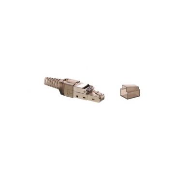 RJ45 connector CAT7 shielded - alleen voor stugge kern - per stuk (DC-RJ45-SFTP7S-PRO)