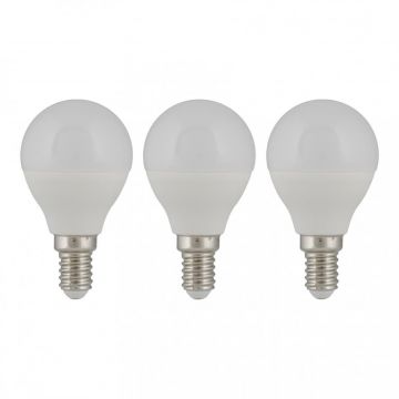 Bailey LED lamp bol E14 5.5W 470lm warm wit 2700K - per 3 stuks (145219)