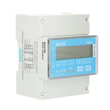 Klefr kWh meter 3-fase 100A Modbus MID gekeurd (6934)