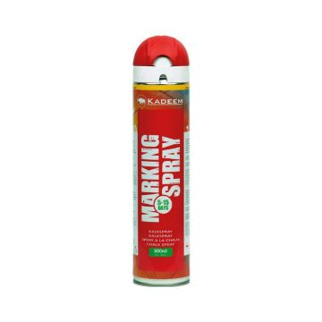 Kadeem tijdelijke (niet permanente) markeerspray 600ml Rood (359030)