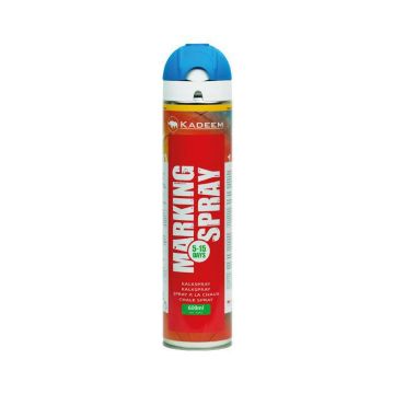 Kadeem tijdelijke (niet permanente) markeerspray 600ml Blauw (359050)